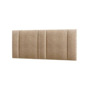 Imagem de Cabeceira Queen Estofada Com Led Boucle Bege