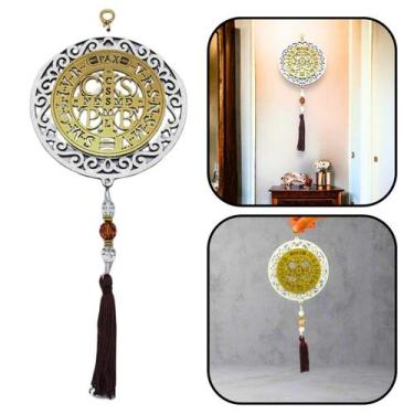 Imagem de Escapulário Adorno de Porta São Bento Com Medalha 3D - FORNECEDOR 2