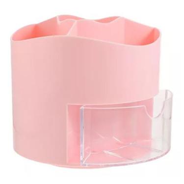 Imagem de Organizador de Mesa Porta Lápis Giratório com 01 Gaveta - Dy Multi Sho