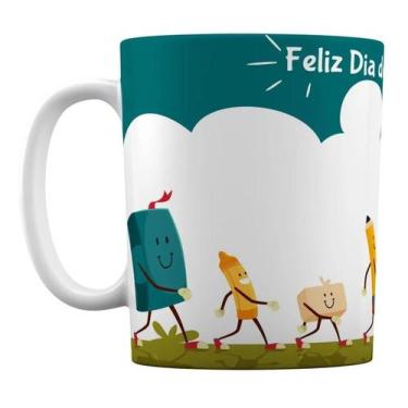 Imagem de Caneca Branca Dia Dos Professores com Sua Foto - GMH Prod. Serv. e Rep