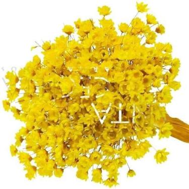 Imagem de Sempre Vivas Amarelo Lembrança, Decoração 600 Flores - Tem Flores