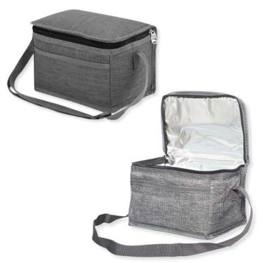 Imagem de Bolsa Térmica Porta Marmita Lanche Bebida Cinza - JD BIG SHOP