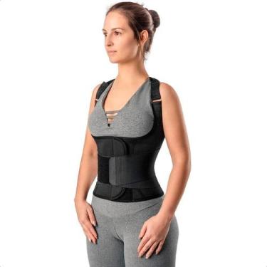 Imagem de Corretor Postural Hidrolight Model Largo OR1457 Preto - Adulto Unissex