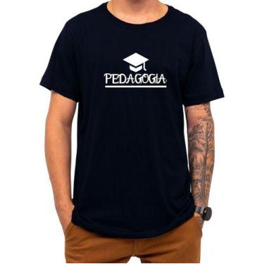 Imagem de Camiseta Faculdade Pedagogia Universidade Professor Algodão - Loja Cli