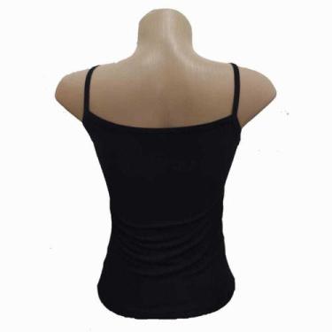 Imagem de Kit 10 Regatas Regatinha Alcinha Blusa Feminina Atacado - MTM, M, Pret