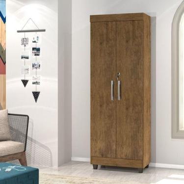 Imagem de Armário Multiuso Organizador Sapateira Texas 1,80 C Chave Jequitibá J&