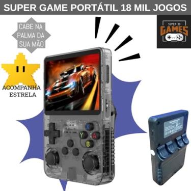 Imagem de Mini Console Port?til Super Nintendo - Super 3D Games [video game] [video game]