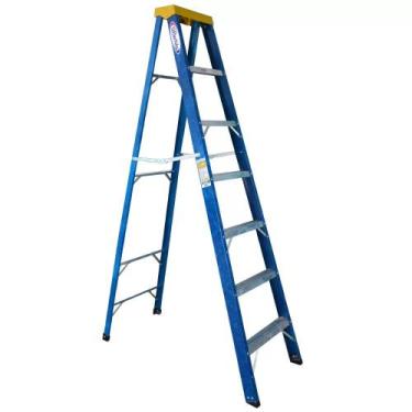 Imagem de Escada Tesoura Fibra Premium 7 Degraus 2,10MTS TAFP7 W BERTOLO - W. Be