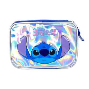 Imagem de Luxcel Estojo Escolar Juvenil Stitch Holográfico
