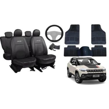 Imagem de Jeep Compass 2018-2024 - Acessórios Exclusivos: Couro, Tapete e Volant