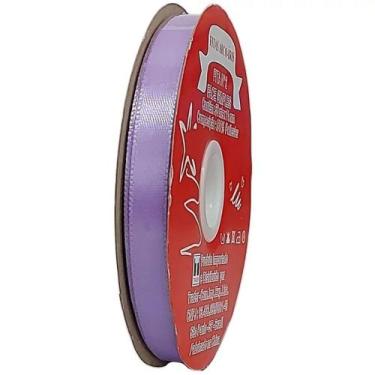 Imagem de Fita de Cetim Trader 15mm N3 com 50 Metros, COR 082 LILáS, 50 METROS