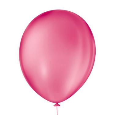 Imagem de Bexiga Balões Liso Redondo Nº 5 Pink - 50 Unid - Pic Pic