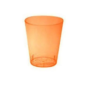 Imagem de Mini Copo Pic 40ml para Doces Brigadeiro Laranja - 10 unid - Plastilân