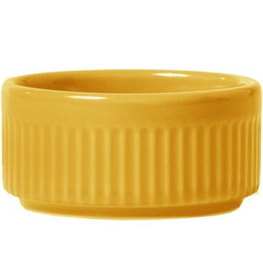 Imagem de Germer, Ramekin redondo em porcelana, modelo assar ou servir, refratária, Ø 8 cm, 130 ml, Amarelo