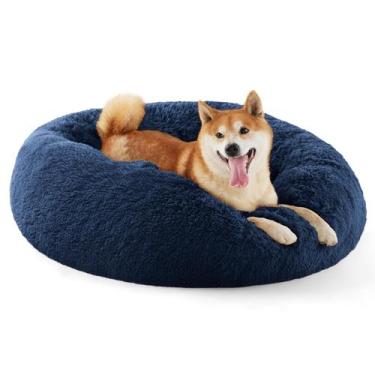 Imagem de Cama para Cachorro Bedsure - Formato Donut Lavável para Cães Médios