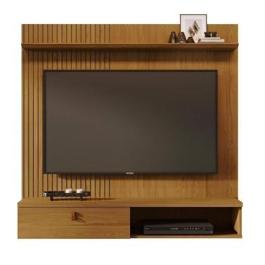 Imagem de Painel Home Suspenso íris Cumaru Para Tv Até 55 Madetec Cumaru
