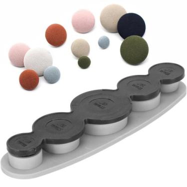 Imagem de Kit Manual Para Encapar Forrar Botão Bombê Vários Tamanhos - Levolpe