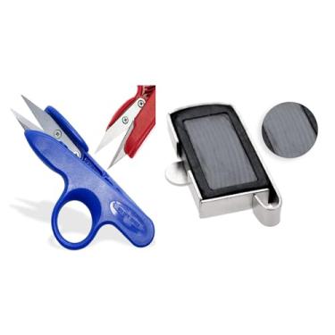 Imagem de Tesoura de Arremate e Guia Magnético para Costura Corte e Acabamento Perfeito Costureiras Artesãos Fabricado Em Aço Inoxidável Acessório É Ideal Para Profissionais E Entusiastas Da Costura