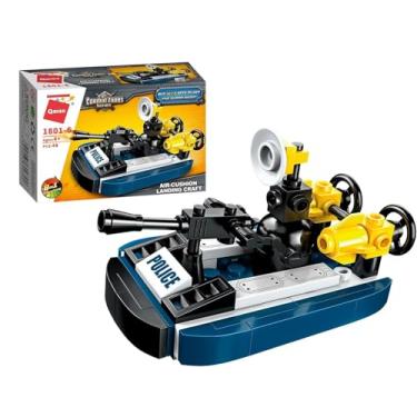 Imagem de Keepplay Bloco de Montar Bote Polícial Combat Zones