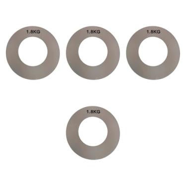 Imagem de Dynwave Adesivos de peso 4x adesivos de identificação de peso rótulos de peso próprio para treinadores de resistência à academia internos, 1.8 Kg