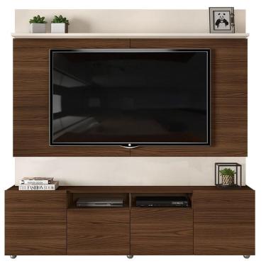 Imagem de Estante Home Theater Apolo Off White Marroquim – dj Móveis