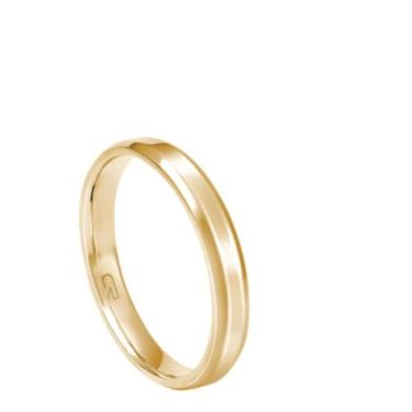 Imagem de Par de alianças noivado casamento ouro 18kl 750 polida quinada - Atlân