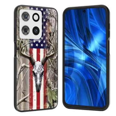 Imagem de JHYYTUJTYP Capa para Moto G Power 5G 2025, [Teste de queda de grau militar] Capa protetora resistente à prova de choque resistente para Motorola Moto G Power 5G 2025 6,8 polegadas, bandeira americana