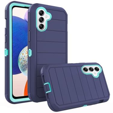 Imagem de Asuwish Capa de telefone para Samsung Galaxy A14/M14 5G, capa de celular híbrida à prova de choque de grau militar, acessórios para celular de proteção rígida robusta de corpo inteiro A 14 4G 14A 14M