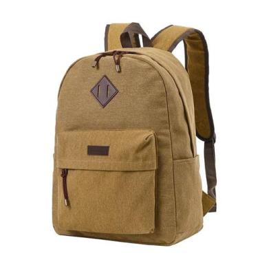 Imagem de Mochila Lona Urbana Trabalho Escolar Alça Zíper Reforçada - CRUZEIRO, 