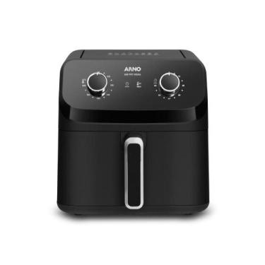Imagem de Fritadeira sem Óleo Air Fryer Arno Mega 7,5L Preta AFM7  Arno, Preto, 