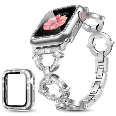 Imagem de Pulseira de relógio Mesime compatível com Apple de 38 mm a 45 mm com e