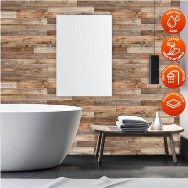 Imagem de Revestimento de Azulejo Madeira Ferroni 270 - Inove Papéis de Parede