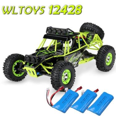 Imagem de Carrinho De Controle Remoto Wltoys 12428 Com 3 Baterias