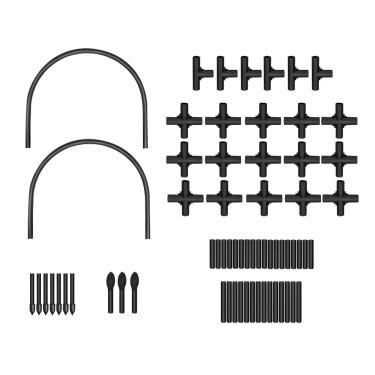 Imagem de Baoblaze Treliça para plantas trepadeiras ao ar livre, arco de jardim, treliça à prova d'água, estável, fácil de instalar, resistente às intempéries, 120 Cm de Altura
