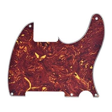 Imagem de KAISH 5 furos Tele Blank Guitar Pickguard Tele Pick Guard placa contra arranhões para Telecaster Esquire Vintage Tortoise