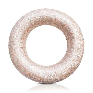 Imagem de UPCEED Almofada de canto para tigelas de canto tibetanas, almofada redonda de brocado de seda feita à mão para cura de som e acessórios de tigelas de som de cristal (6,7 polegadas)