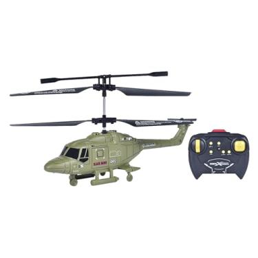 Imagem de MERIGLARE Helicóptero RC com Controle Remoto para Voos Noturnos E Luzes LED, Verde