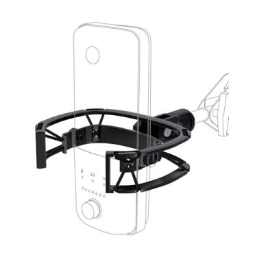 Imagem de Etour Suporte De Choque Wave Shock Mount [Feito Sob Medida Para Elgato Wave:3/1], Clipe Elástico Suspensão Antivibração Microfone Com Adaptador Parafuso 3/8" Ou 1/4" Compatível Wave:3/1