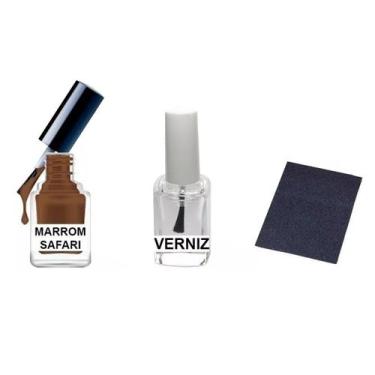 Imagem de Tinta Retoque Tira Risco Carro Renault Marrom - Safira - Jhow Adesivos