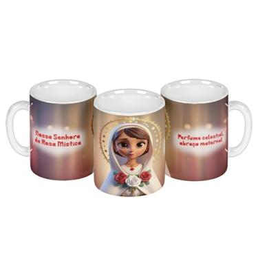 Imagem de Caneca branca católica animação divina (14931)