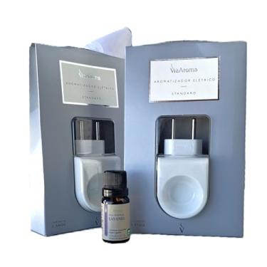 Imagem de Duas unidades de Difusor Elétrico Standard com Óleo Essencial de Lavanda 10ml via aroma