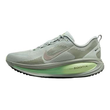 Imagem de Nike Tênis de corrida masculino Vomero 18 (HM6803-002, prata claro/pouco volt/oliva empoeirada/cinza universitário), Prata clara/pouco volt/verde-oliva empoeirada/cinza universitário, 42