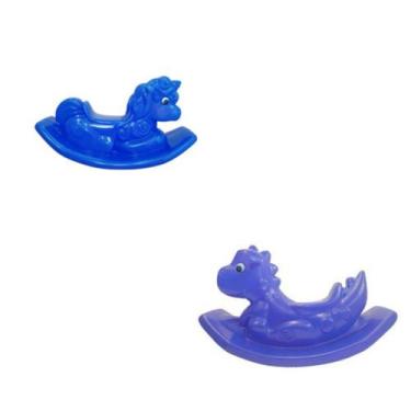 Imagem de Gangorra Dino e unicórnio Brinquedo de Playground Gangorra Infantil Pa