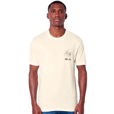 Imagem de Camiseta John John Masculina Regular Premium Brand Off-White, S/P