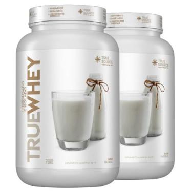 Imagem de Kit 2 Whey Protein Isolado Neutro 728g - True Source