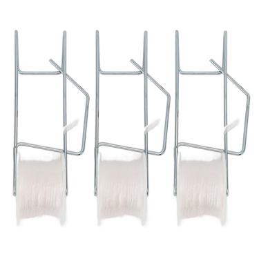 Imagem de Phefop 6pcs Tomate Plant Roller Gancho Dipa Quente Galvanizado Fio de Arame de Aço Ganchos Com Corda de Nylon de 15m para Plantas de Videira Kit de Trelisões de Estufa