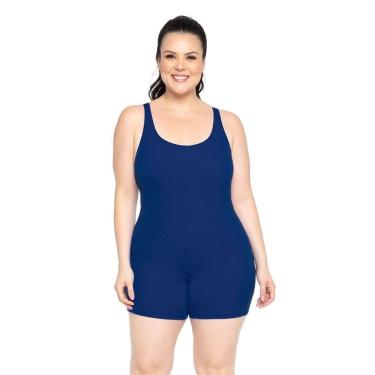 Imagem de Maio Macaquinho Natação Hidro Trinys Lymph Helanca Plus Size