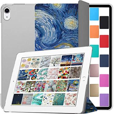 Imagem de DuraSafe Cases Para iPad Air 4th 5th 6th 2020 2022 2024 Gen Air 27.9 cm A2588 A2589 A2591 A2316 MM9E3LL/A MM9D3LL/A MME23LL/A MM9C3LL/A MM9F3LL/A MYFQ2LL/A MYFM2LL/A MYFR2LL/A MM9N3LL/A - Noite