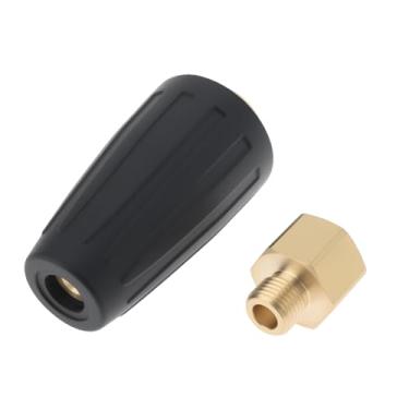 Imagem de LT Easiyl Bocal de rotor 040 com adaptador de latão M18x1,5 mm 276 bar compatível com limpador de alta pressão Karcher HD