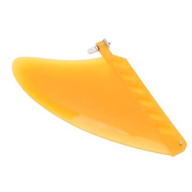 Imagem de Zerodis TPU Final da Luz Surf para o Longboard, Barbatana de Substituição Com Estabilidade de Controle de Paddle (Amarelo)